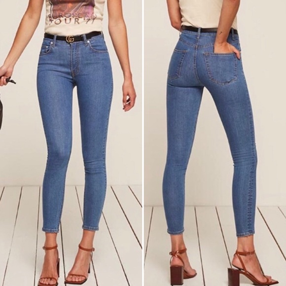 serena high skinny crop